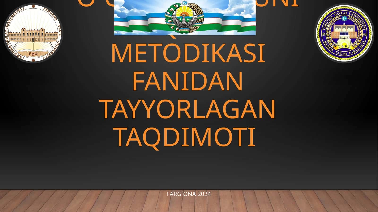 Oliy va o‘rtata’lim muassasalarida o‘qitish sporti