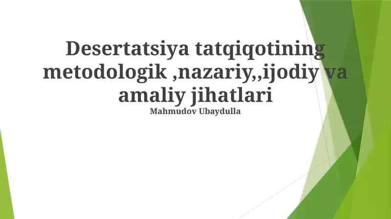 Cho'lga aylanishni tadqiq qilishning metodologik jihatlari