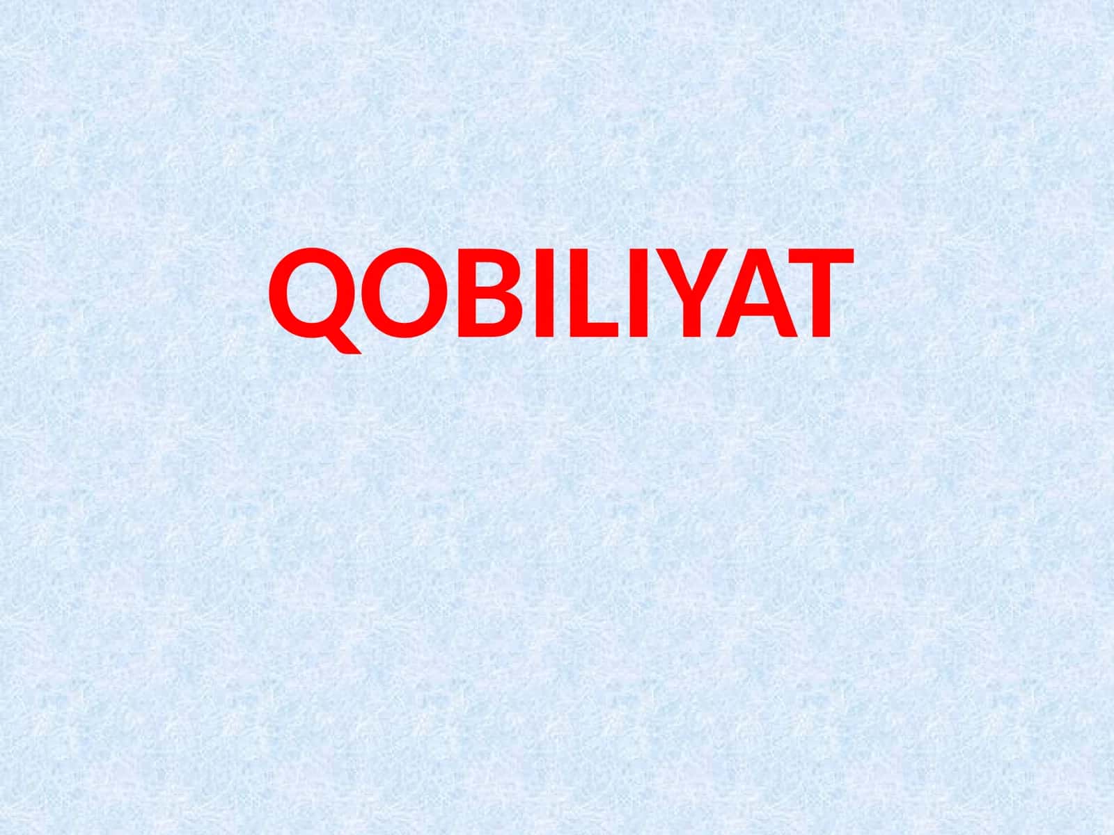 Qobiliyat
