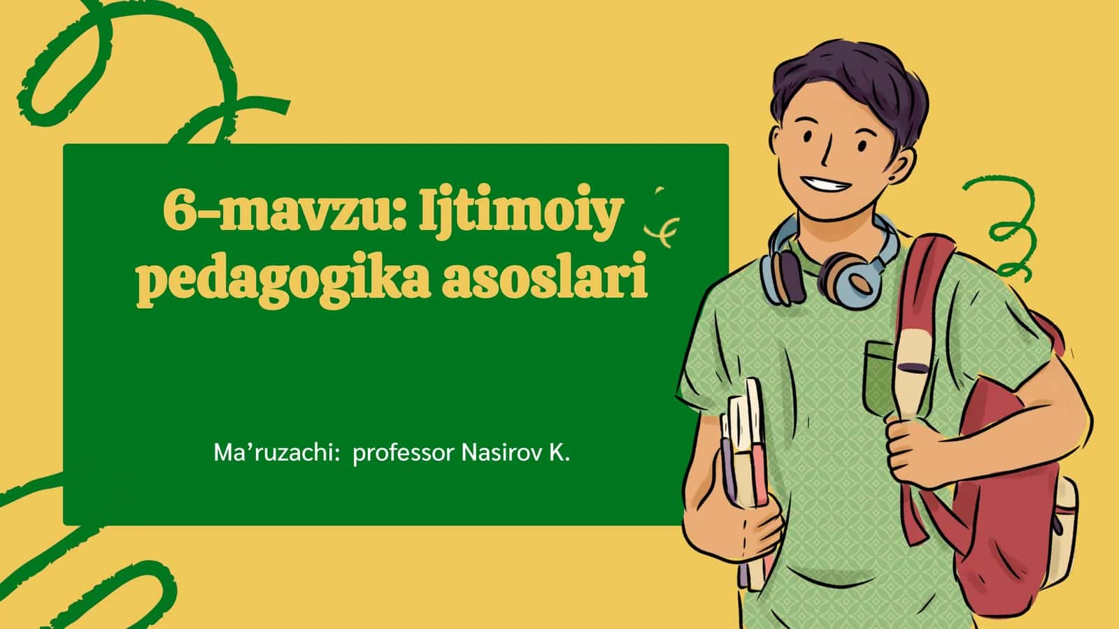 Ijtimoiy pedagogika asoslari