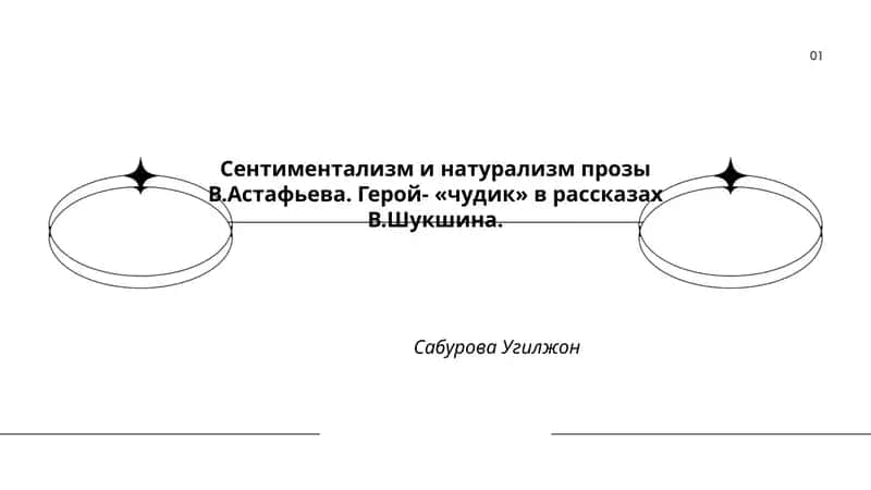 Сентиментализм и натурализм прозы В.Астафьева. Герой- «чудик» в рассказах В.Шукшина