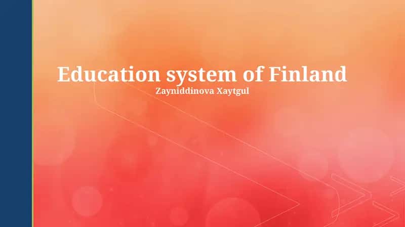 Education system of Finland