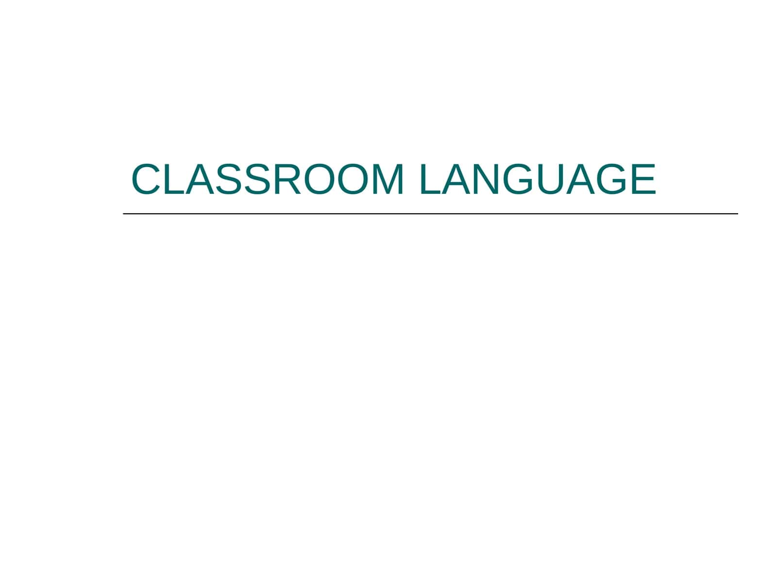 Kelas tilidan qo'llanma