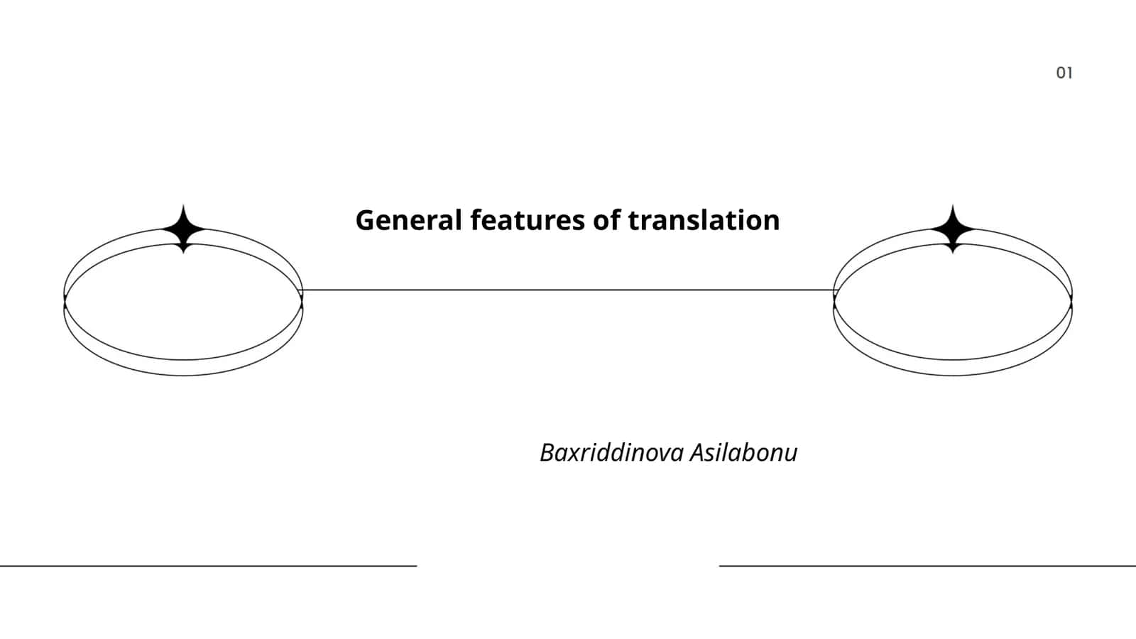 General features of translation