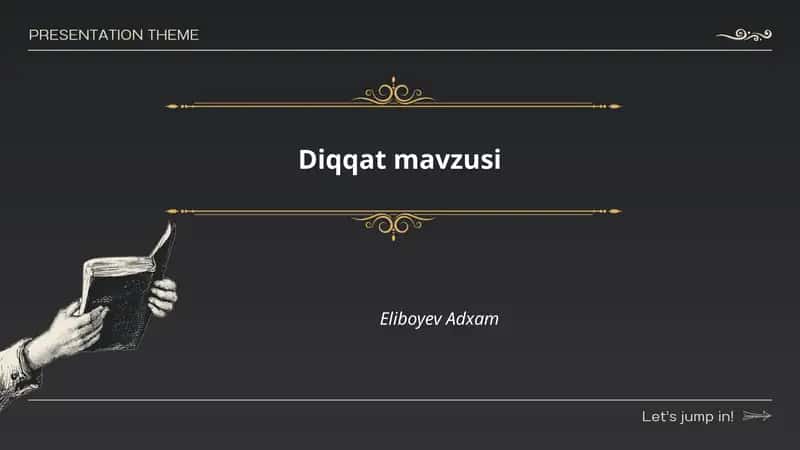 Diqqat tushunchasi va turlari