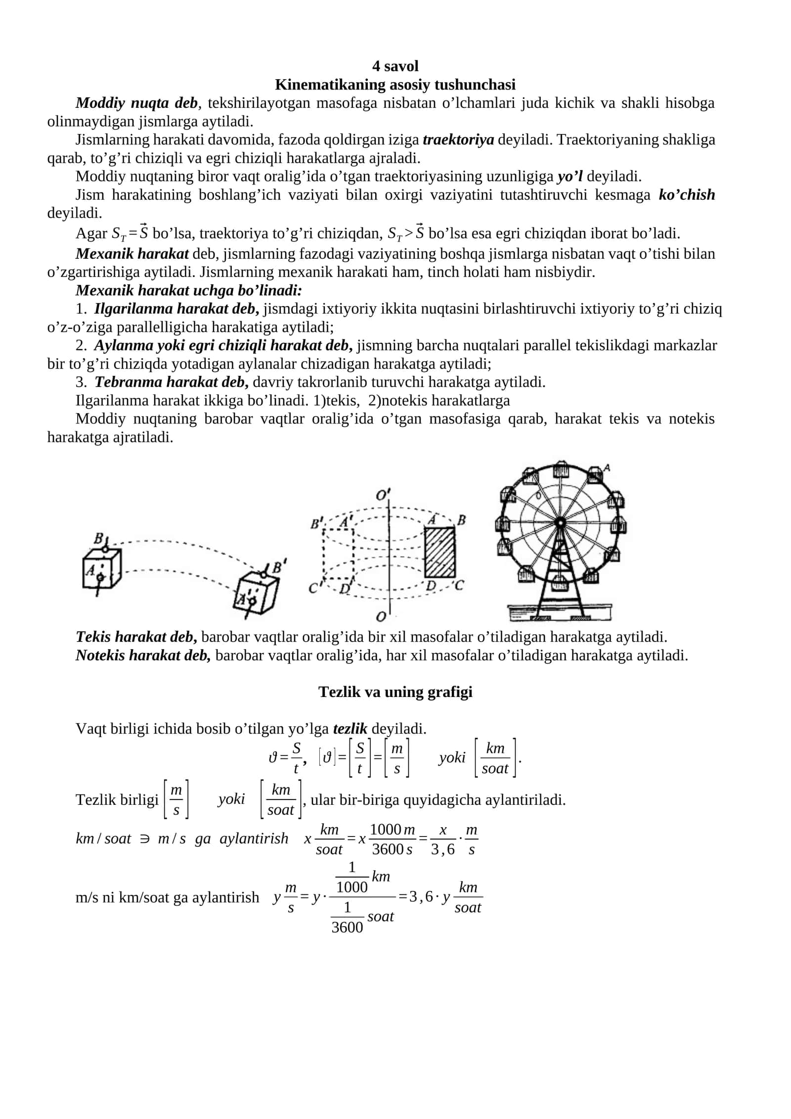 Kinematika