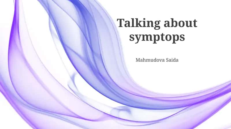 Symptom Communication Tips