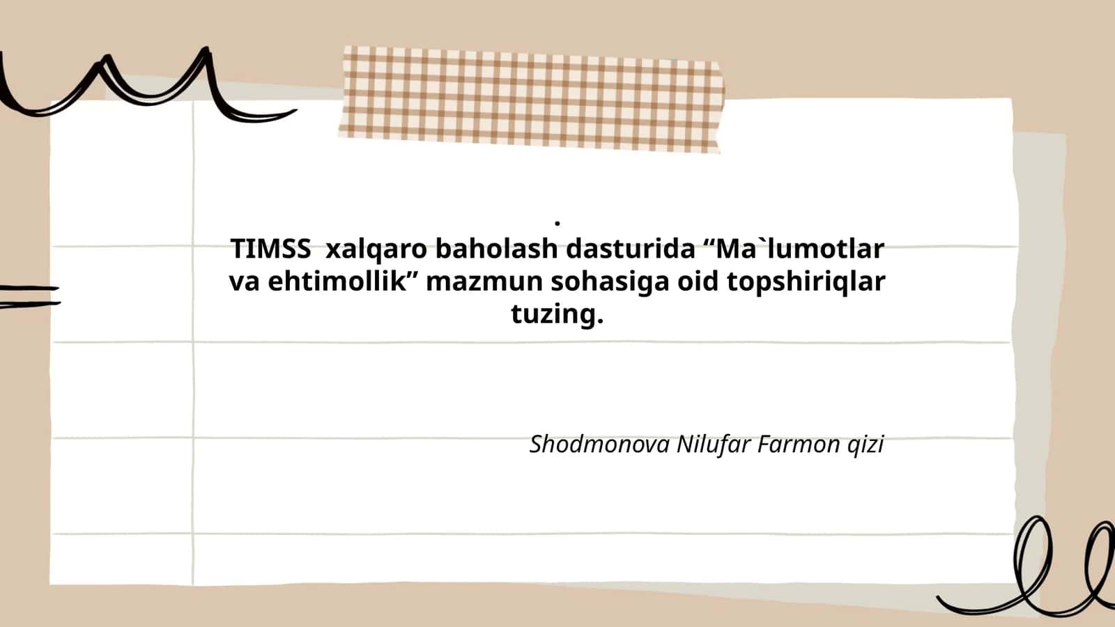 Ma'lumotlar va ehtimollik
