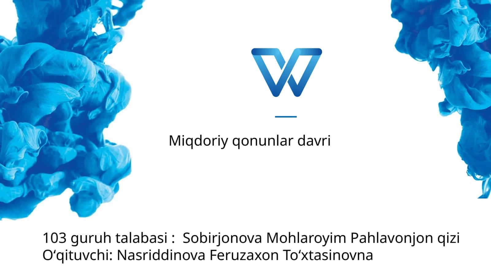 Umumiy kimyo asoslari