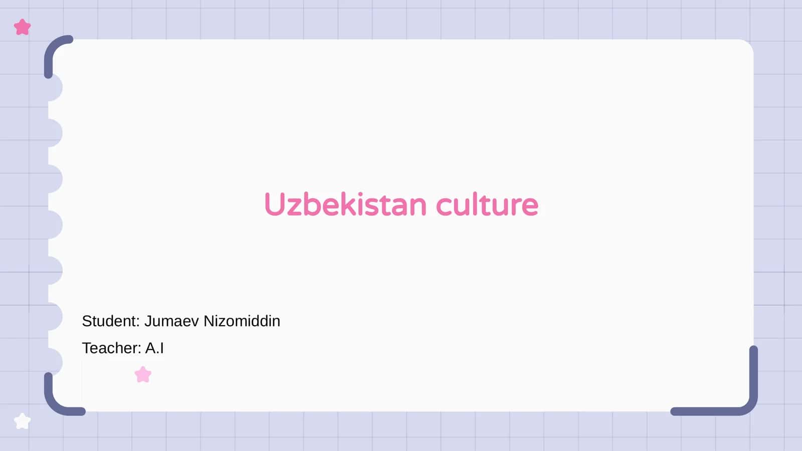 Uzbekistan culture