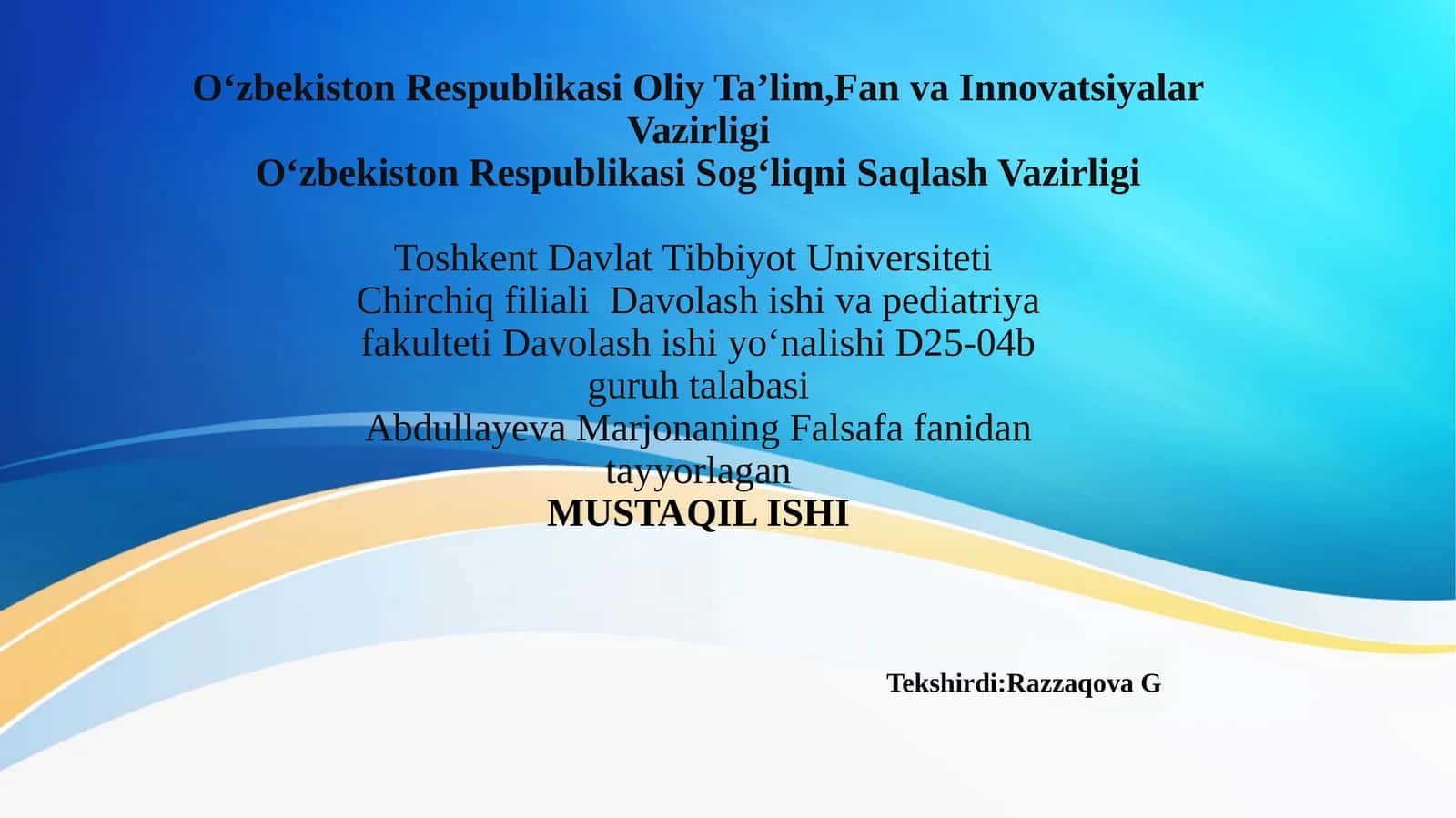 Abu Rayhon Beruniyning qadimgi xalqlardan qolgan yodgorliklar asarida falsafiy fikrlarning tahlili