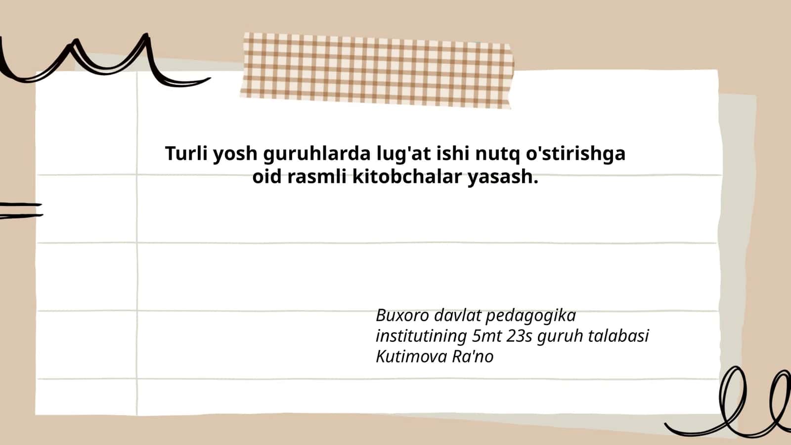 Ilk so‘zlar rasmli kitobchasi