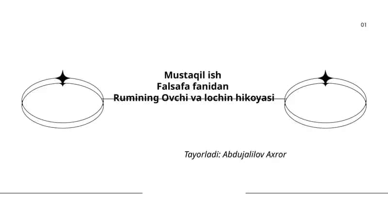 Rumining Ovchi va lochin hikoyasi