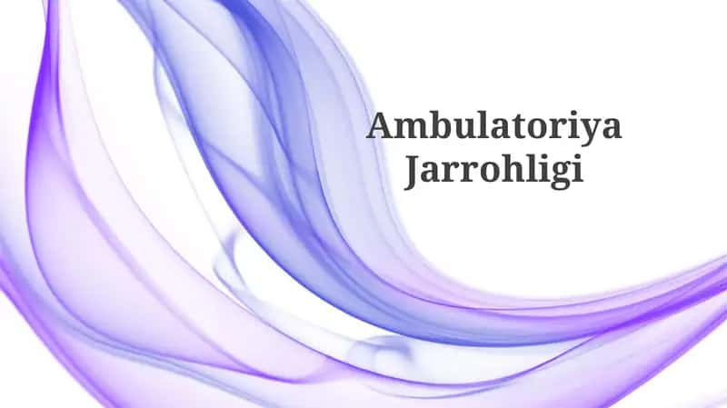 AmbulatoriyaJarrohligi