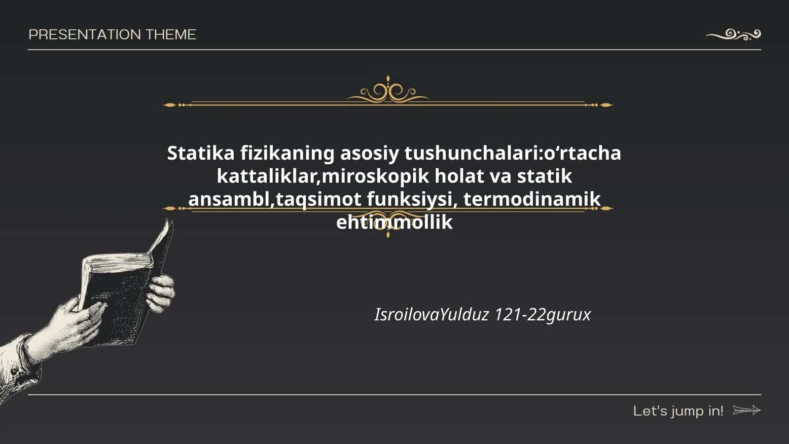 Statika fizikaning asosiy tushunchalari