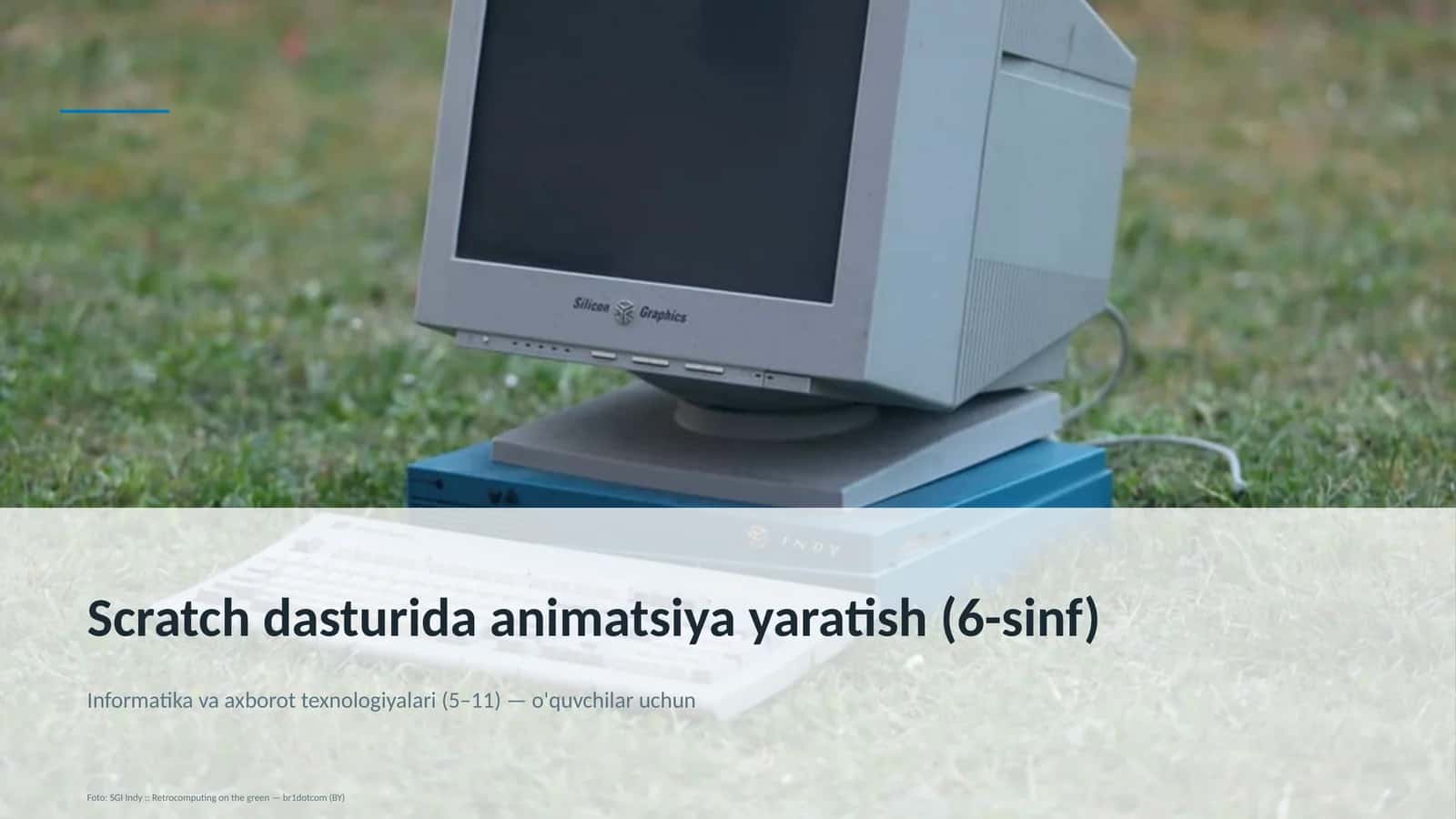 Scratch dasturida animatsiya yaratish (6-sinf)