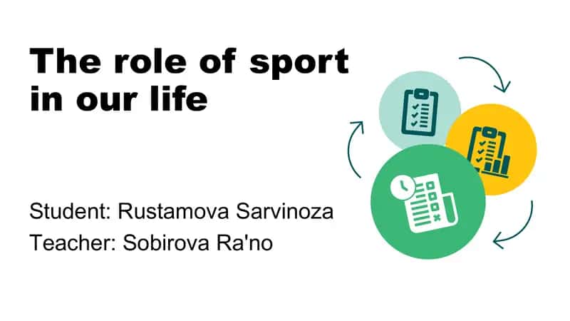 The role of sport in our life