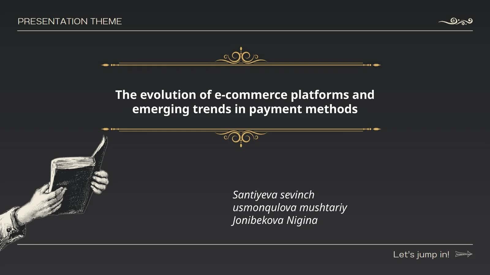 Plan: The evolution of e-commerce platforms and emerging trends in payment methods