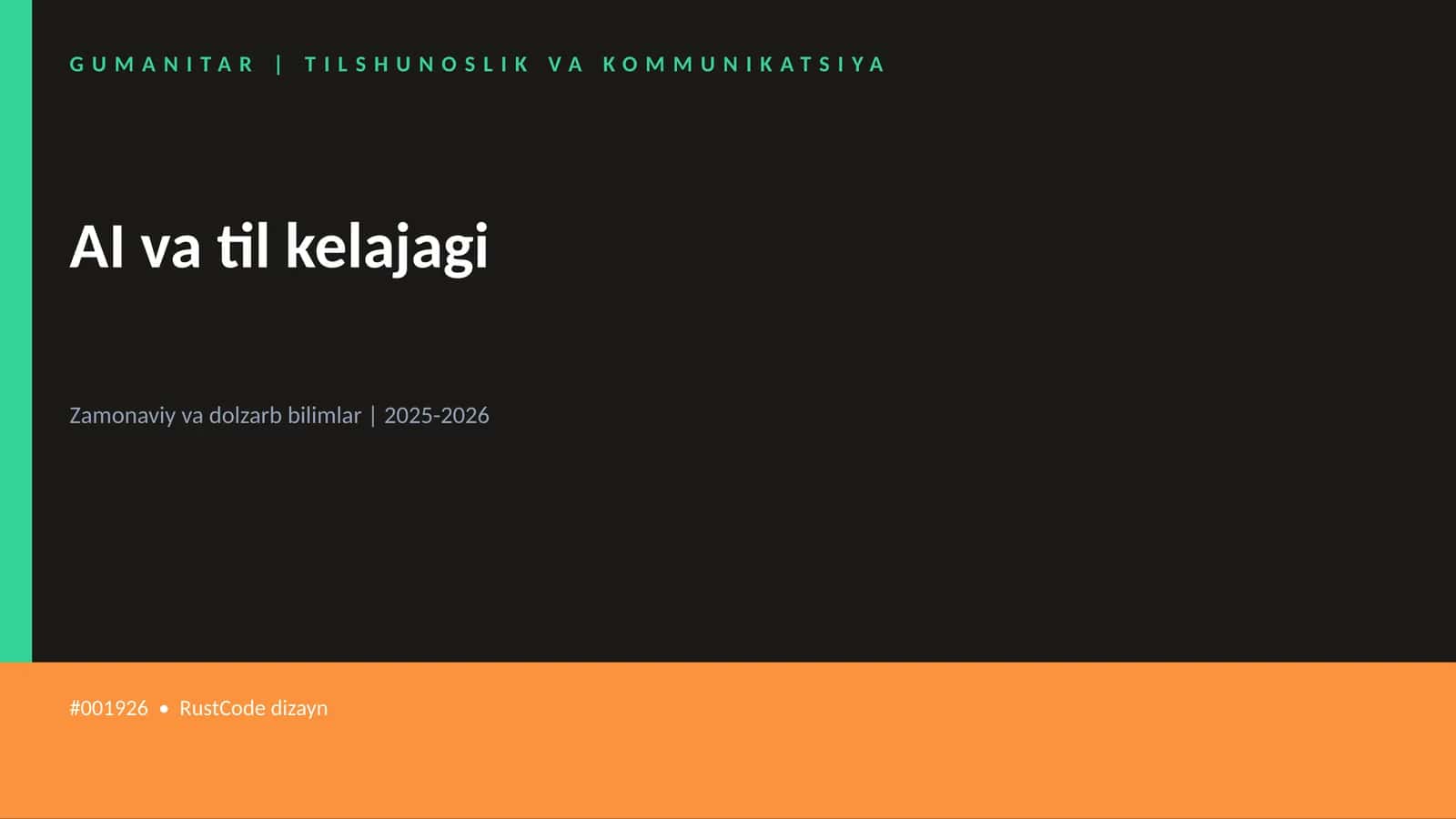 AI va til kelajagi