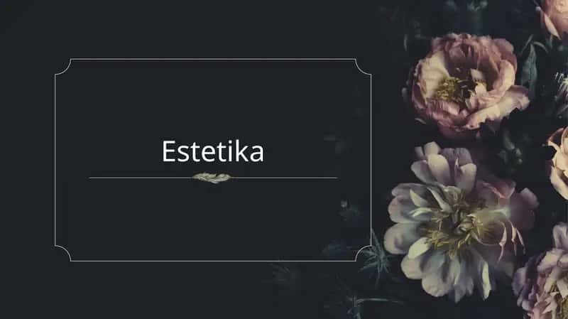 Estetika