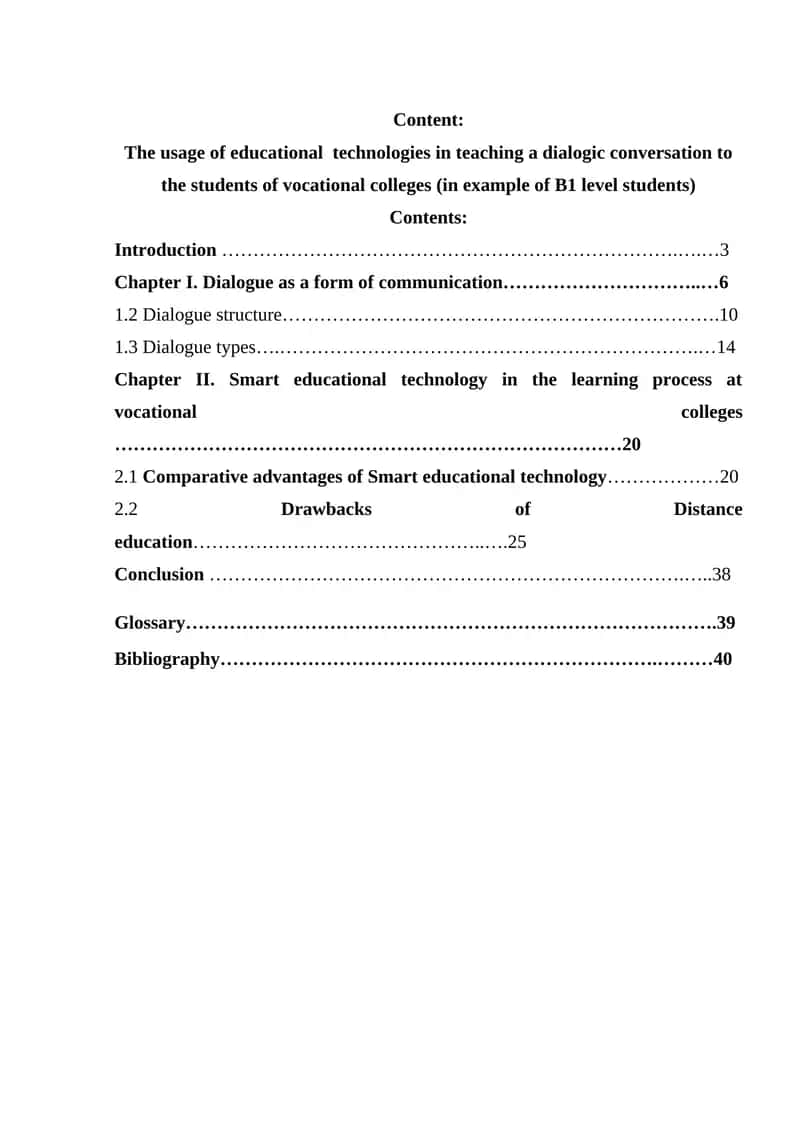 Smart educational technology in teaching dialogic conversation