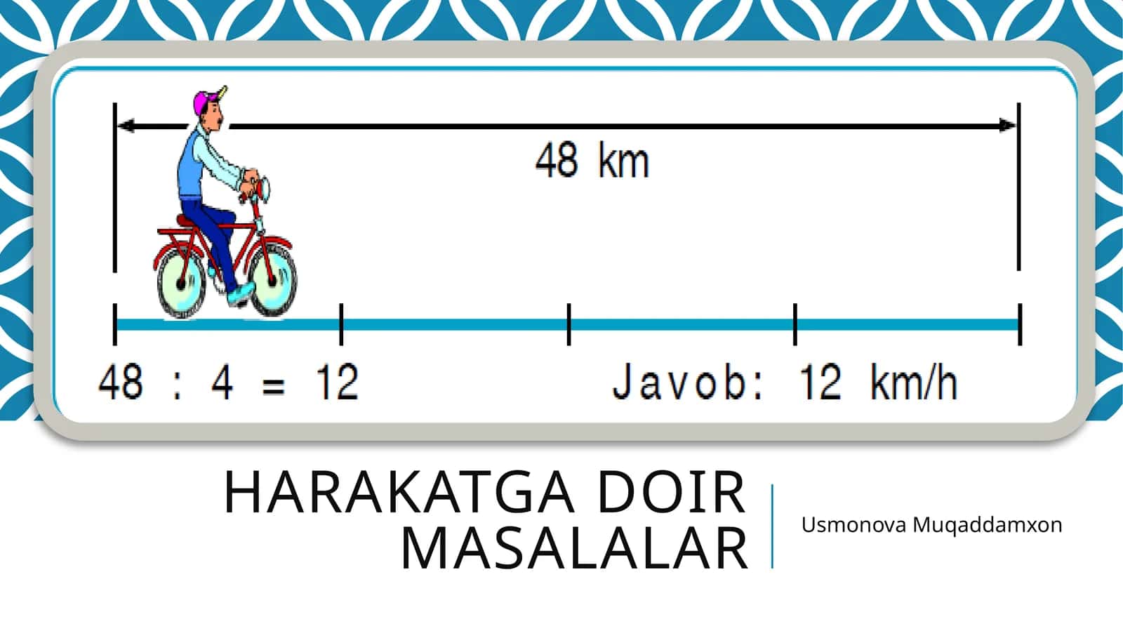 Harakatga doir masalalar
