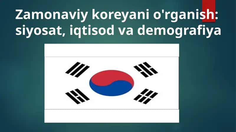 Zamonaviy koreyani o'rganish