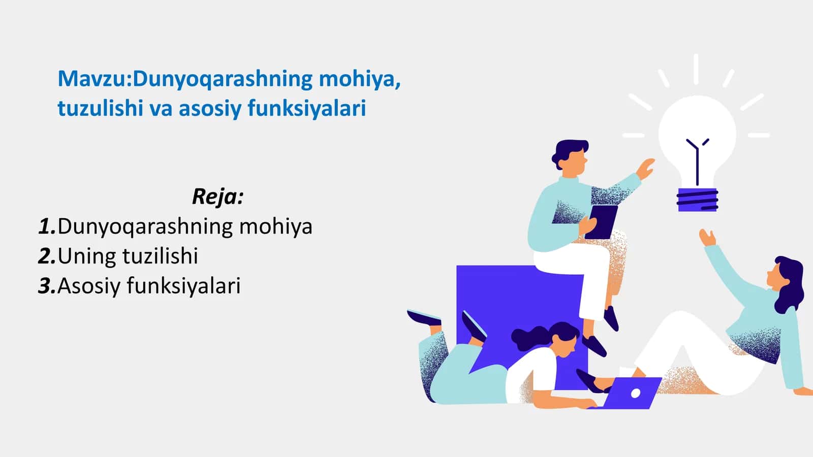 Dunyoqarashningmohiyatituzulishivaasosiyfunksiyalari