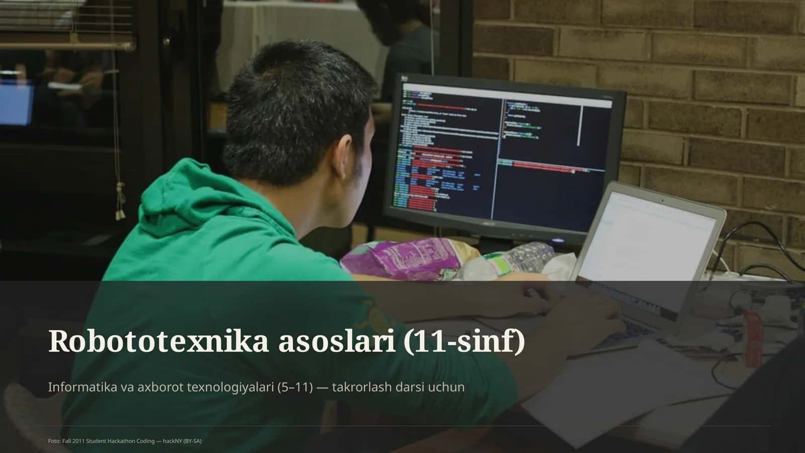 Robototexnika asoslari (11-sinf)