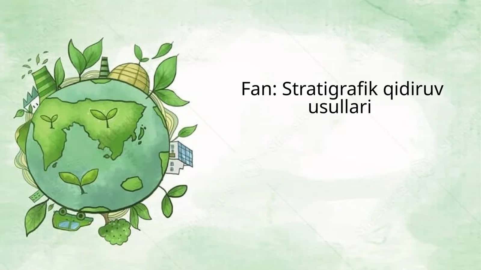 Stratigrafik qidiruv usullari