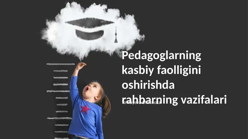 Pedagoglarning kasbiy faolligini oshirishda rahbarning vazifalari