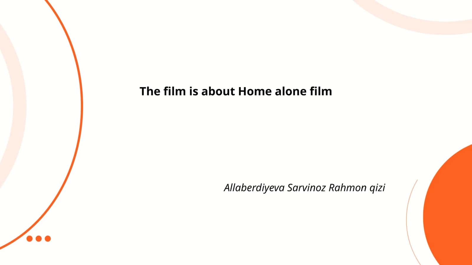 Home Alone film