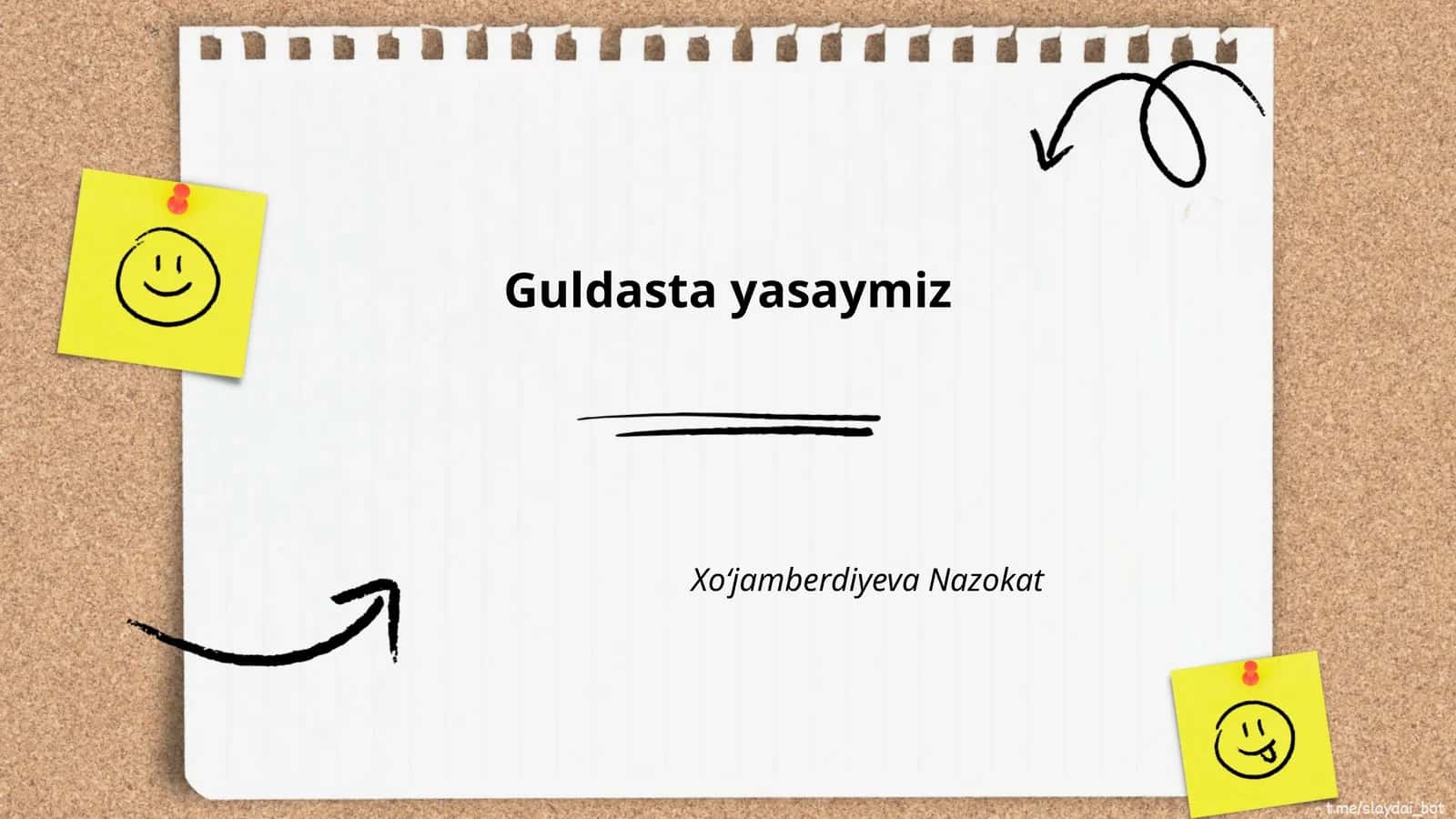Guldasta yasaymiz