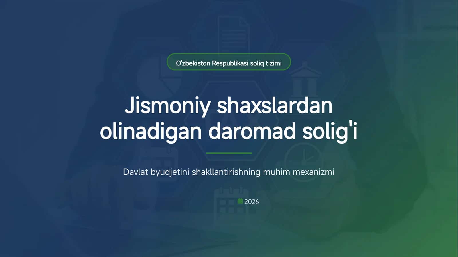 Jismoniy shaxslardan olinadigan daromad solig‘i- taqdimoti