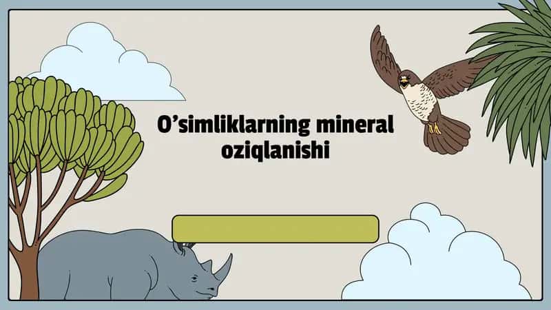 Mineral oziqlanishi
