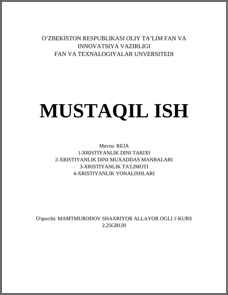Iso Masihning hayoti va ta'limoti