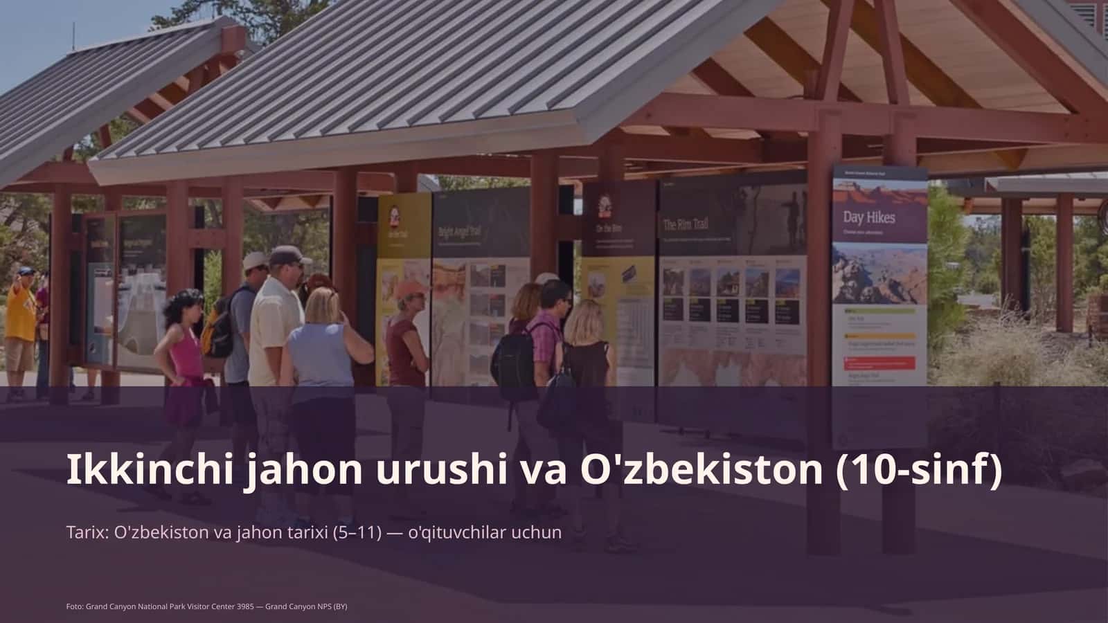 Ikkinchi jahon urushi va O'zbekiston (10-sinf)