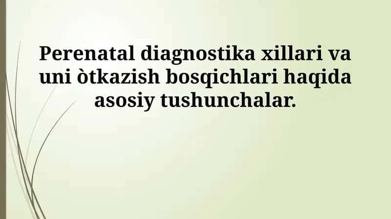 Prenatal diagnostika