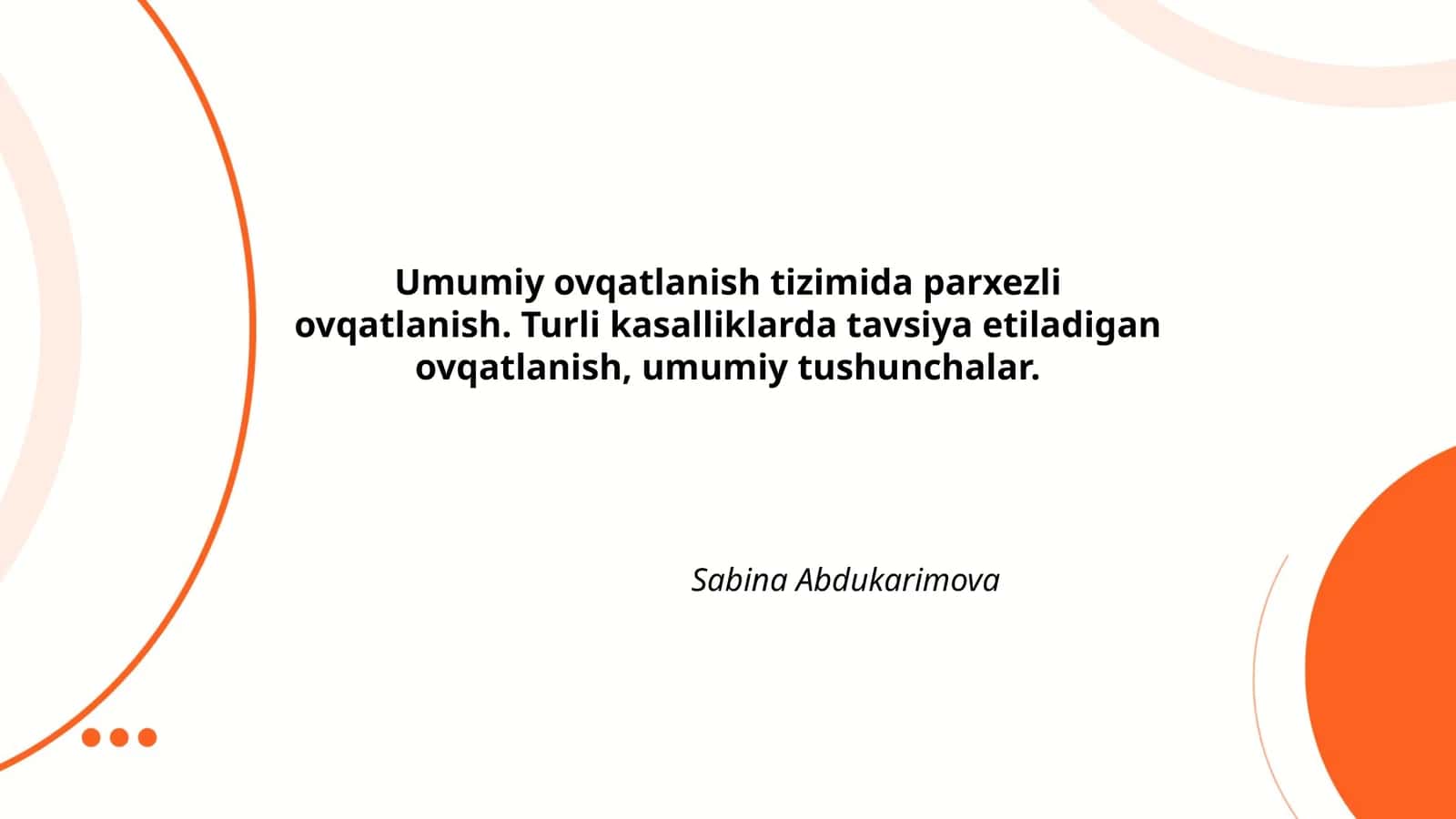 Parxezli ovqatlanish