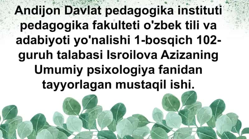 Oila Psixologiyasi
