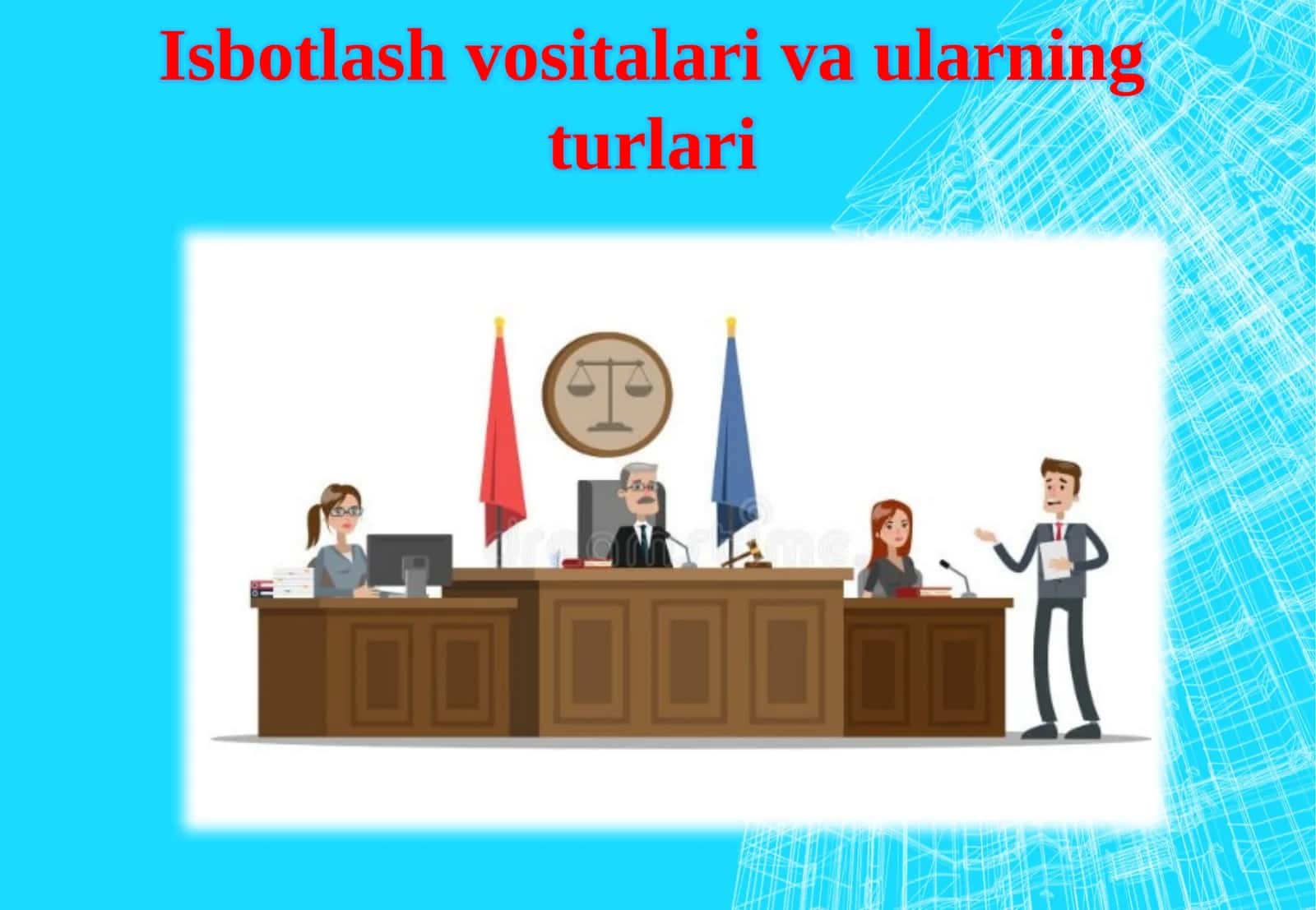 Isbotlash vositalari va ularning turlari