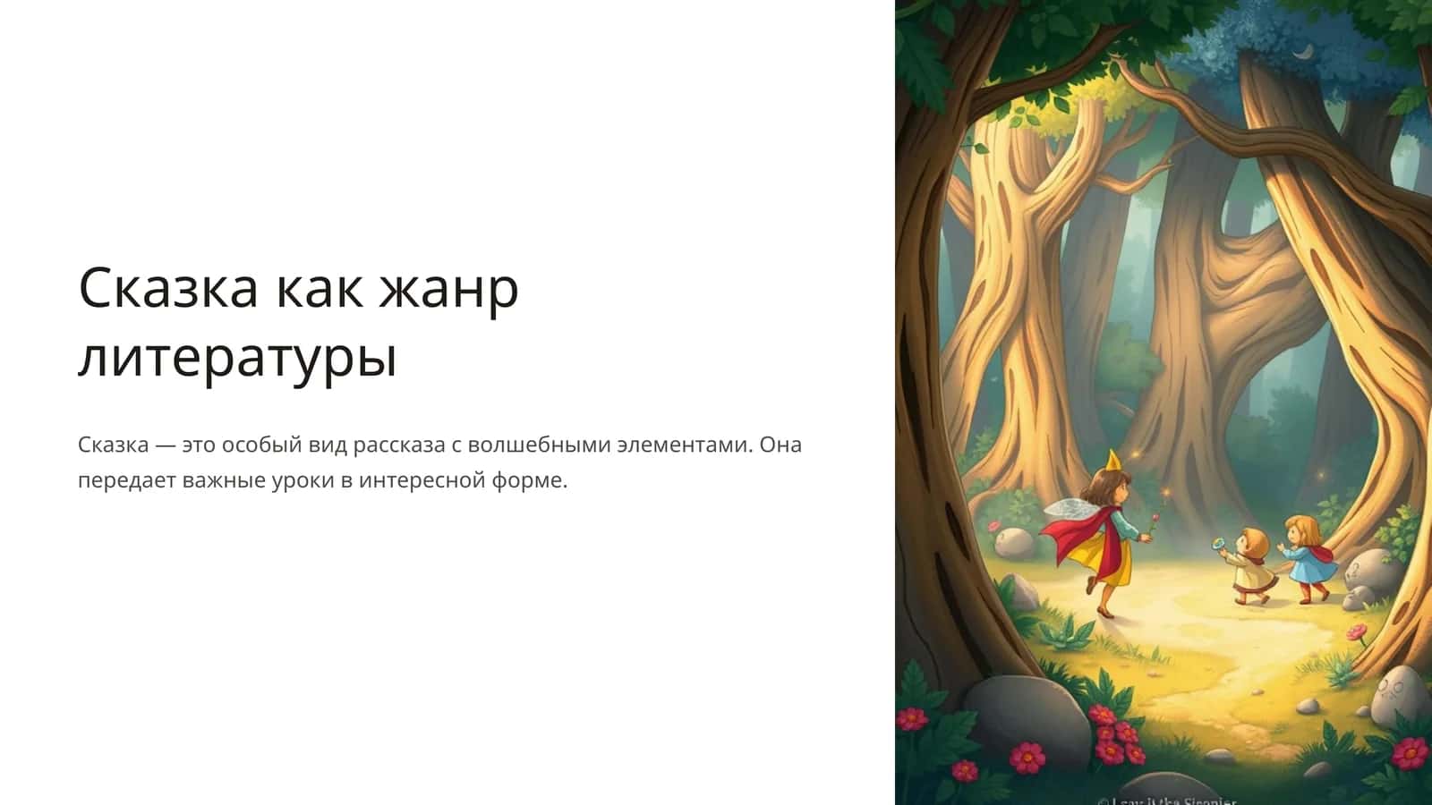 Сказка как жанр литературы