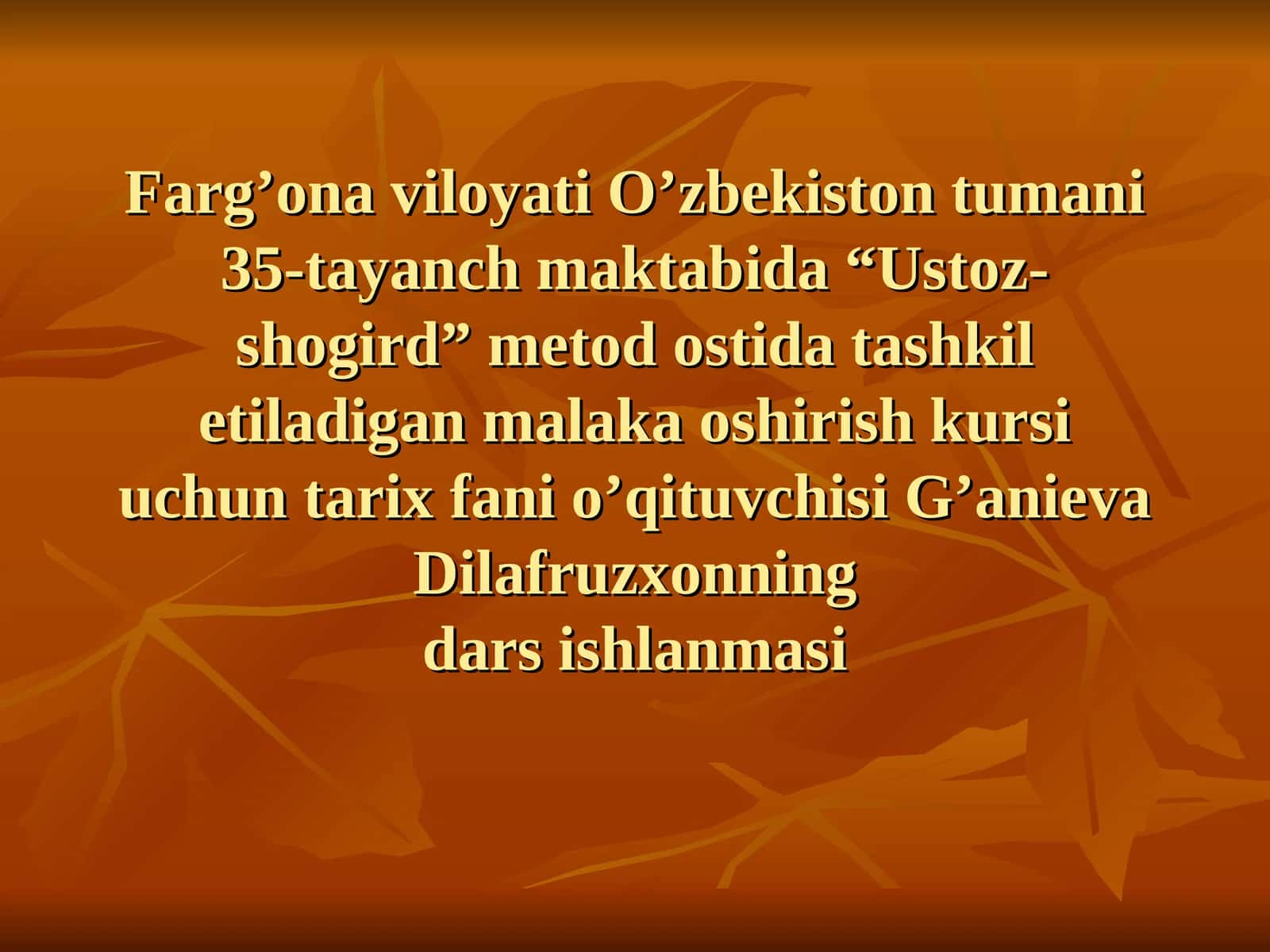 Tashkil topiladigan Sud tizimi