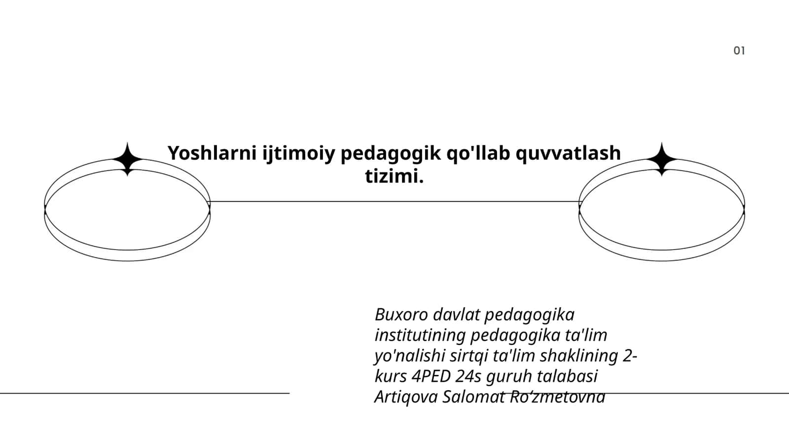 Yoshlarni ijtimoiy pedagogik qo'llab quvvatlash tizimi