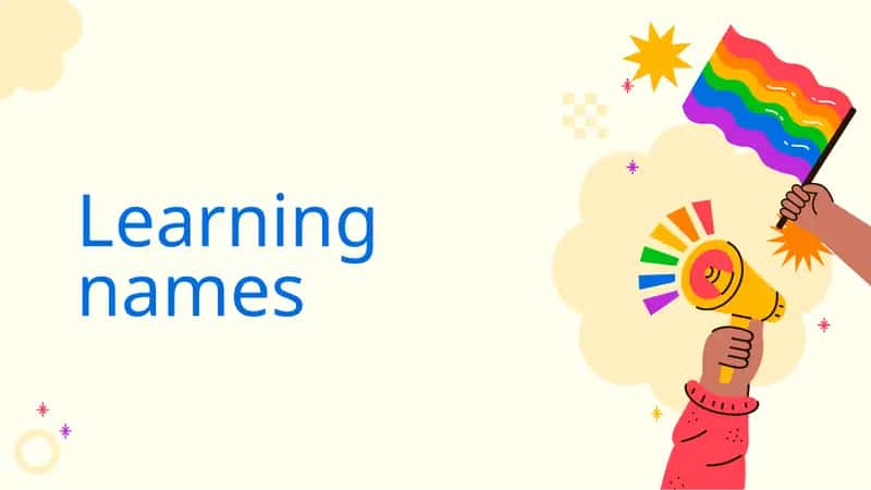Learning names