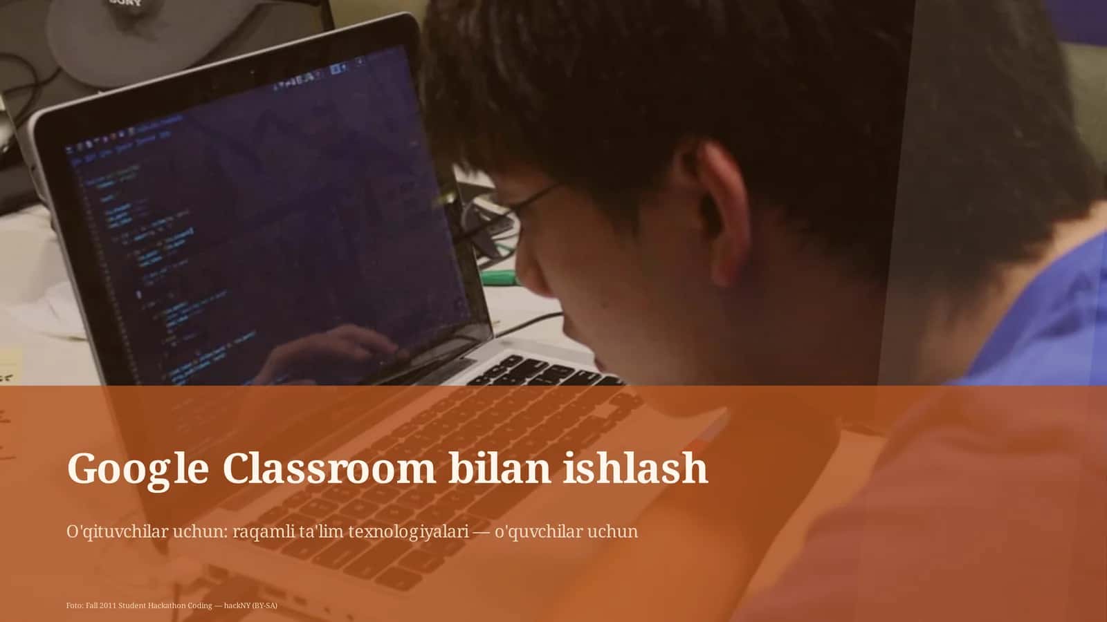 Google Classroom bilan ishlash