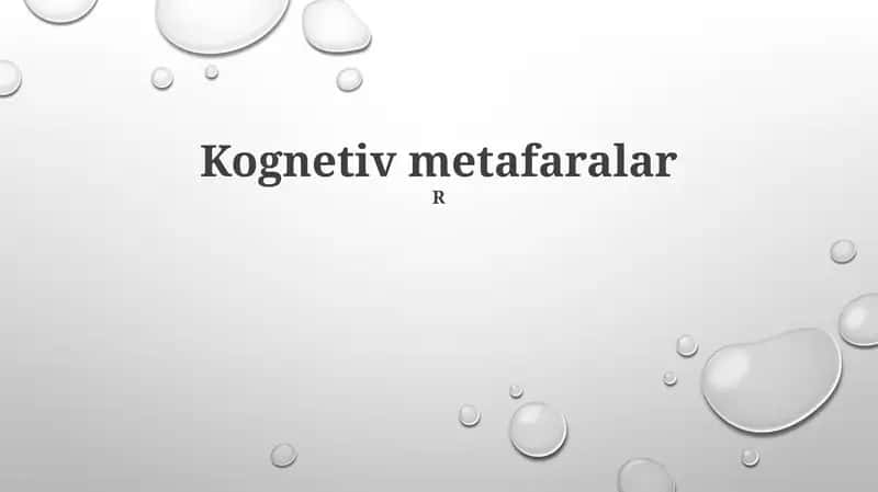 Kognetiv metafaralar