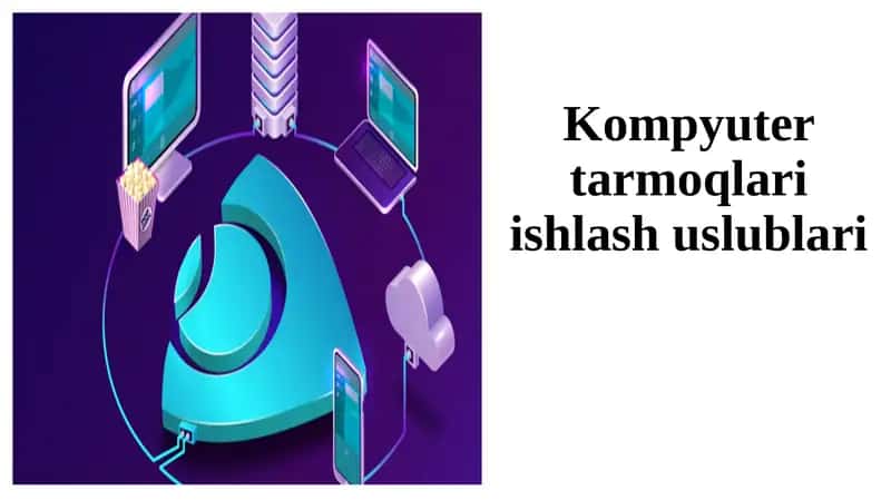 Kompyuter tarmoqlari ishlash uslublari