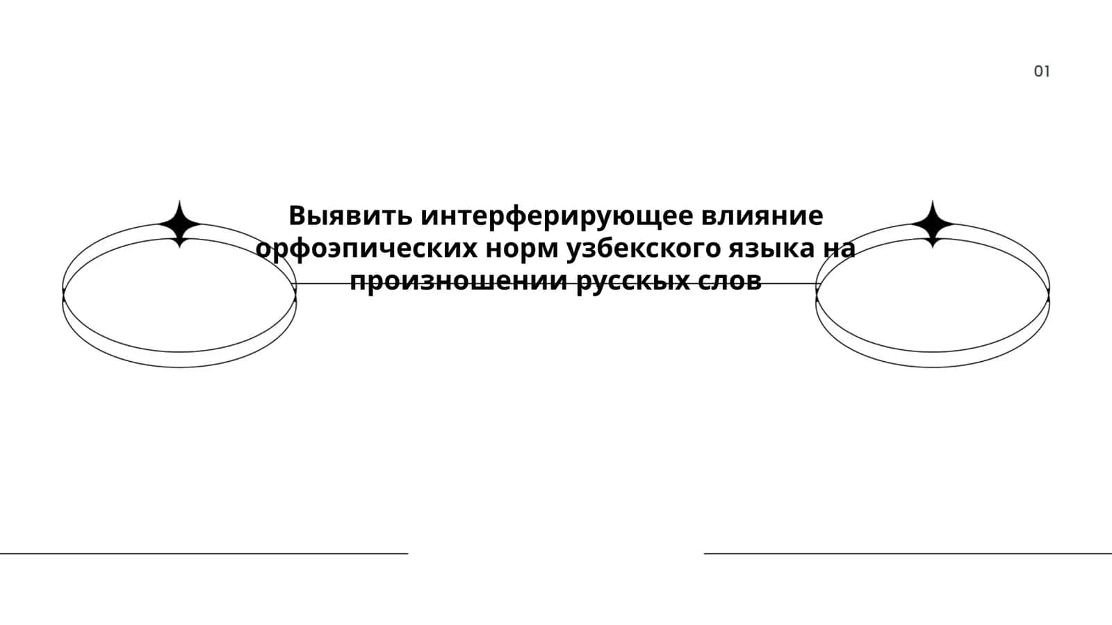 Выявить интерферирующее влияние орфоэпических норм узбекского языка на произношении русскых слов
