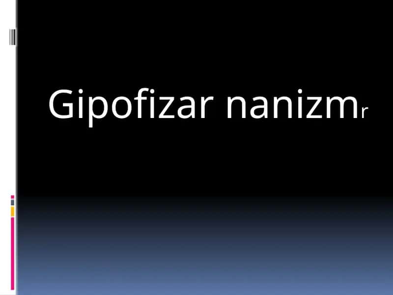 Gipofizar nanizm